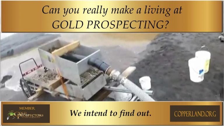 Can you make a living gold prospecting?