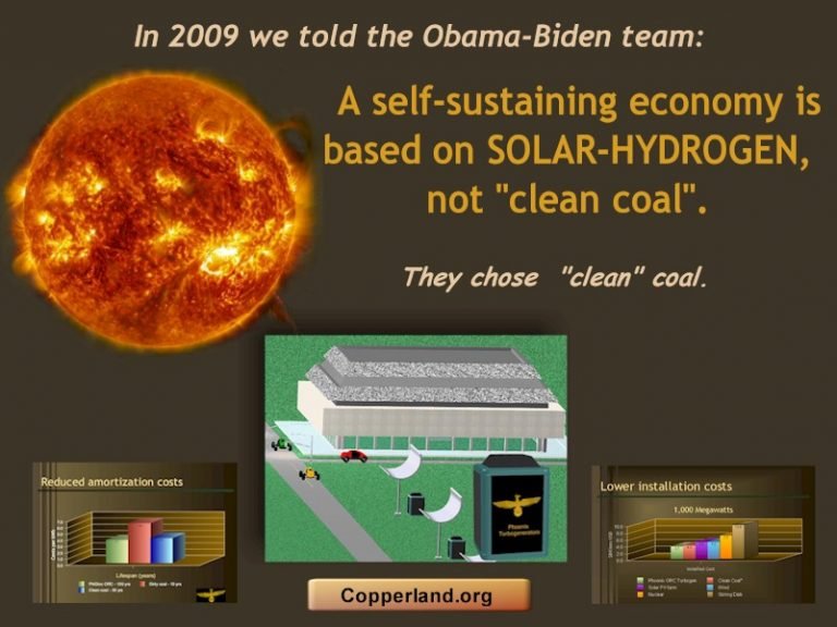 Earth Day. Solar-hydrogen powered.